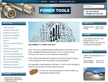 Tablet Screenshot of power-tools.dk